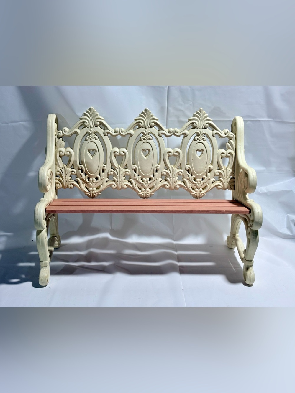 Vintage 1988 Burwood Victorian Style Miniature Bench Wall Hanging /Shelf